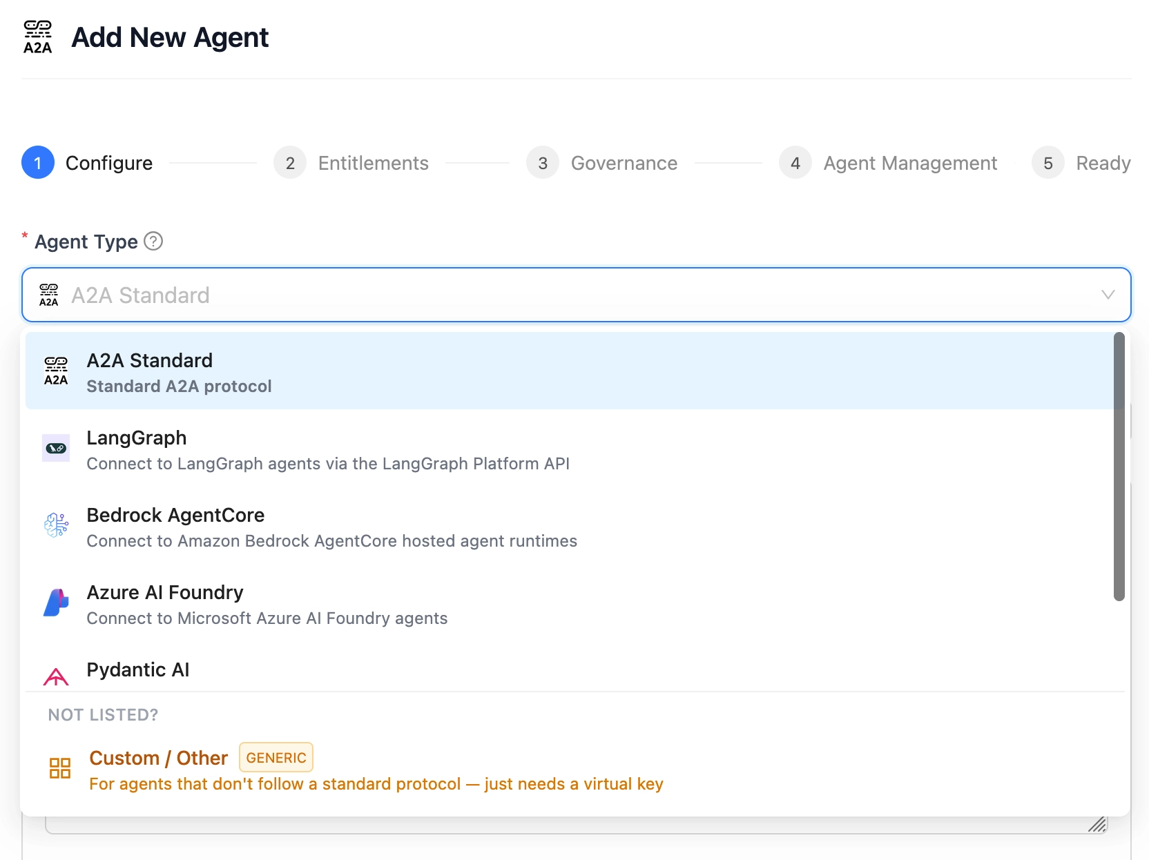 Adding a new agent